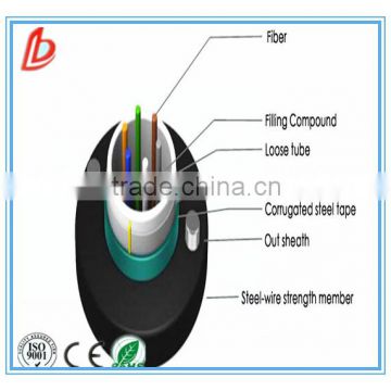 New outdoor 6 core non-armored unitube fiber optic cable, GYXY 6 core fiber optical cable