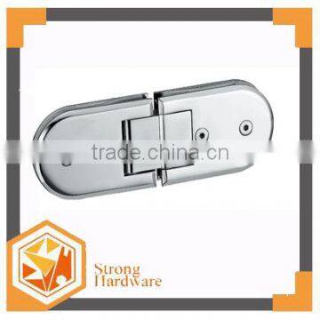 SH-180E Semi-circinal 180degree SUS commercial grade glass door fitting 6-12mm toughened glass door clamp Chinese cabinet Hinge