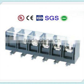 PCB Barrier Curve Terminal Block with Transparent Cover KDT75W 600V 40A 13mm Pitch