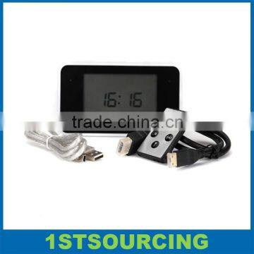 HD 720P H.264 LCD Table Clock Camera