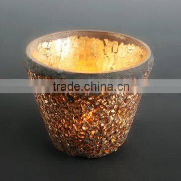 Glass Mosaic Candle Holder