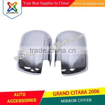 CHROME DOOR WING MIRROR TRIM COVERS MIRROR COVER FITS FOR SUZUKI GRAND VITARA 2006