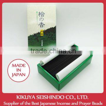 Daihatsu Incense Sticks, Hinoki Cypress (Hinoki no Kaori), Less Smoke Type, Economical Bulk