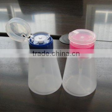 Plastic Nail Polish Bottle with Remover Pump