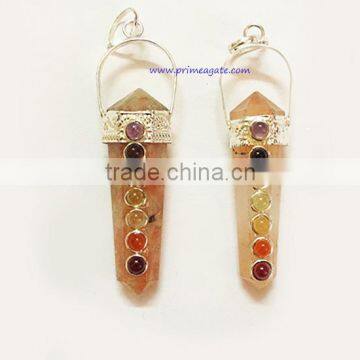 Wholesale Sunstone Chakra Pendant | Wholesale agate Jewellery