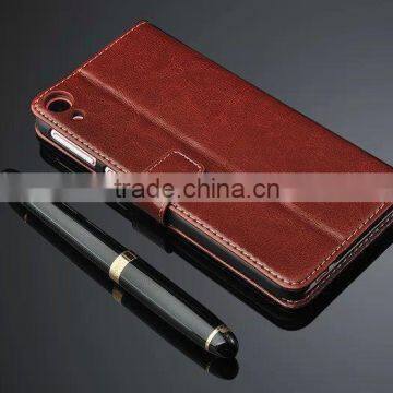 New China Products for Sale Stand Design Double View Window Leather Wallet Case Cover for Htc Desire 820 Factory Price photo-3