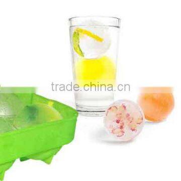 Summer promotion set of 4 silicone ice ball maker