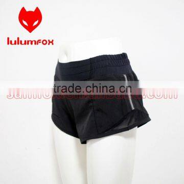 262 OEM Reflective 97%POLYESTER 3%SPANDEX Women Athletic Sports Shorts photo-3