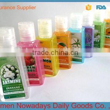 China newest private label flavors bulk hand sanitizer