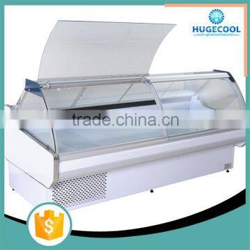 Butchery refrigerated display meat case for sale