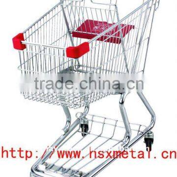 metal supermarket shopping cart trolley zinc plate