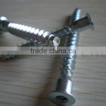 furniture screws zinc plate