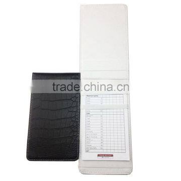 Square and Portable Leather Golf Scorecard Holder photo-3