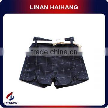 Chinese manufacturer hot sale high quality Plaid cheap short pants