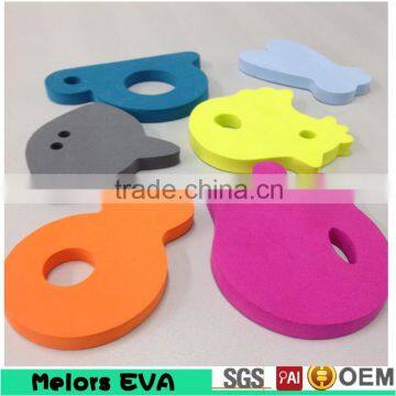 Melors 9 Pcs Lovely Animal Eva Foam Puzzle Game Bath Toys Intelligence Baby Toys for Bathroom