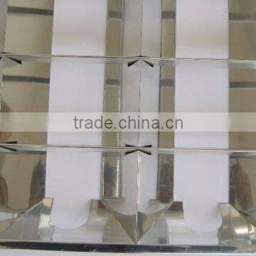 Aluminum Grille Lighting Fixture Parts , Light Fixture Body