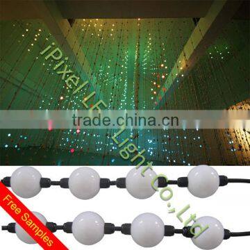 IPixel LED 50mm High Lumen Ws2801rgb Led Pixel Round Ball String in Holiday Lighting photo-4