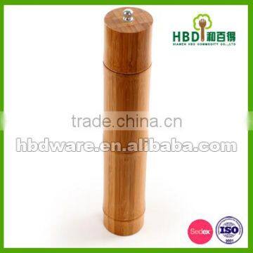 Natural bamboo pepper and salt grinder, pepper salt set