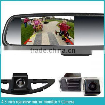 AK2043LAP4 4.3inch Auto Dimming and Display Reverse BiBi Sound Radar Detector Germid Car Rearview Mirror photo-6