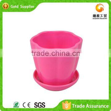 Fast Supplier Gardening Tool Cuetom Colored Plastic Plant Pots