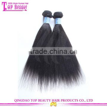 No shedding 100% chinese remy human hair extension 16 inches yaki straight 100 chinese remy hair extension