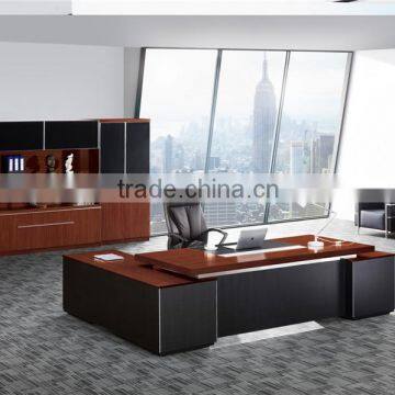 Classic Appearance Luxury Wood Panel Office Furniture Boss Table/ Executive Office Table