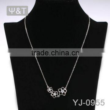 Multilayer Trust no Man Cuboid Bar Necklace Wisdom/courage/ Luck/belief Necklace