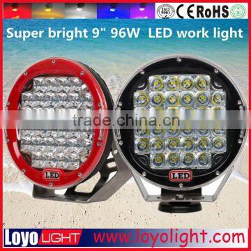 9 Inch 96W Cr ee LED Driving Lights Offroad Led Work Light Spot/Flood Light Cr ee 9'' 96W