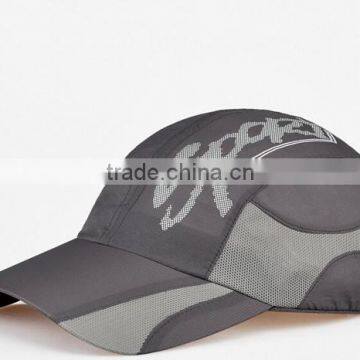 Ball Cap BLACK Outdoor Hat Mesh Sports Running Hiking Baseball Sunvisor