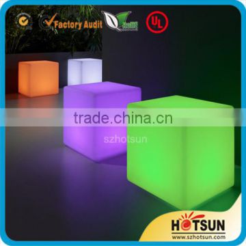 Customize LED lighting plexiglass cube, light up plexiglass light box