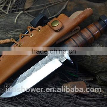 rescue knife / pocket survival rambo army knife