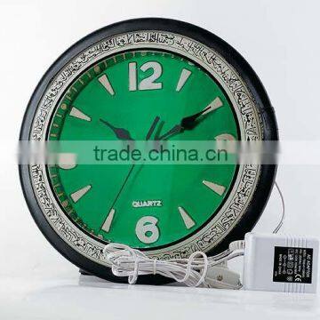 colors neon light wall clock,decorative neon wall clock