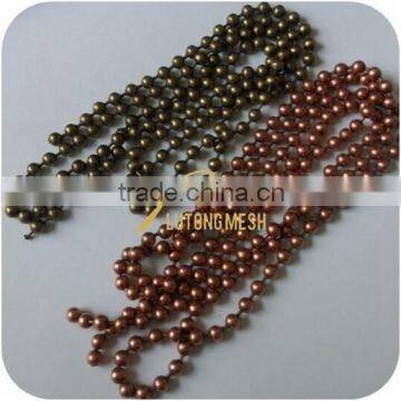 4.5mm antique brass metal bead curtain for partitions and dividers