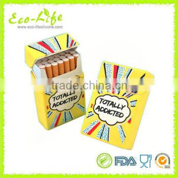 Personality Silicone Cigarette Case , Eco-friendly Smoke Box 20pcs Case, Cigar Pocket Box