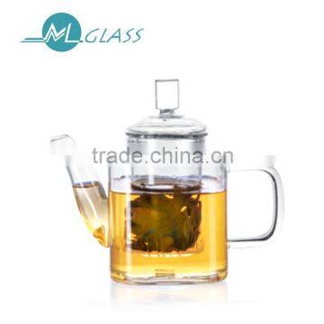 350 ml glass teapot with infuser handmade glassware 6081