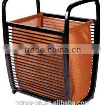 100% bamboo laundry basket with cotton liner