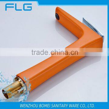 FLG100328 Orange Colour Painting Single Lever Basin Faucet photo-5
