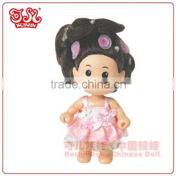 Chinese funny baby doll toy / lovely mini keychain product / child love dolls