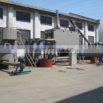 Wood charcoal powder production line