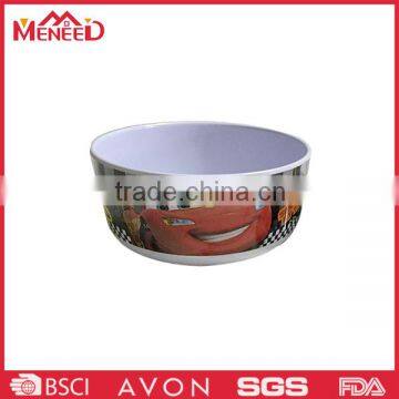 Bargain price round family use environmental natural plastic bowl