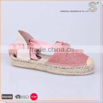 Popular canvas hand crafted espadrille for women