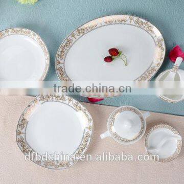 62pcs Bone china Dinner set/dinnerware sets