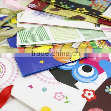 Chinese Factories Wholesale Custom Fashion Beautiful Cheap Paper Bags, Shopping Bags