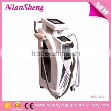 690-1200nm Beauty Machine SHR /OPT IPL+elight Multifunctional Ipl Hair Removal Portable