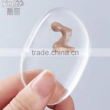 New Design Foundation Best Seller Washable Customized Color Silicone Blende Silica Makeup Puff photo-3