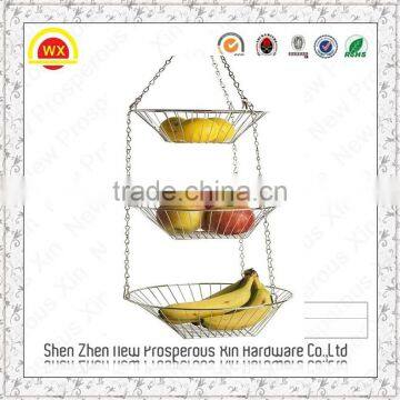 Hot Sale Wholesale 3 Tier Empty Fruit Basket