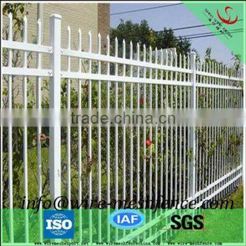 China supplier beautiful shape swimming pool fence/wrought iron ornaments fencing/white wrought iron fence