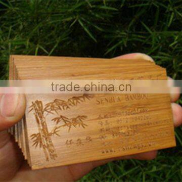 Bamboo name card