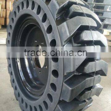Hot Sale Solid Tires 385/65-d22.5 445/65-d22.5 10x16.5 12x16.5 for Bobcat Skid Steer photo-3