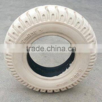 Solid Tire 300-5 Rubber Wheels 300-5 / 2.15 for Trailer Industrial Cart Utility Cart With ISO Certificate photo-2